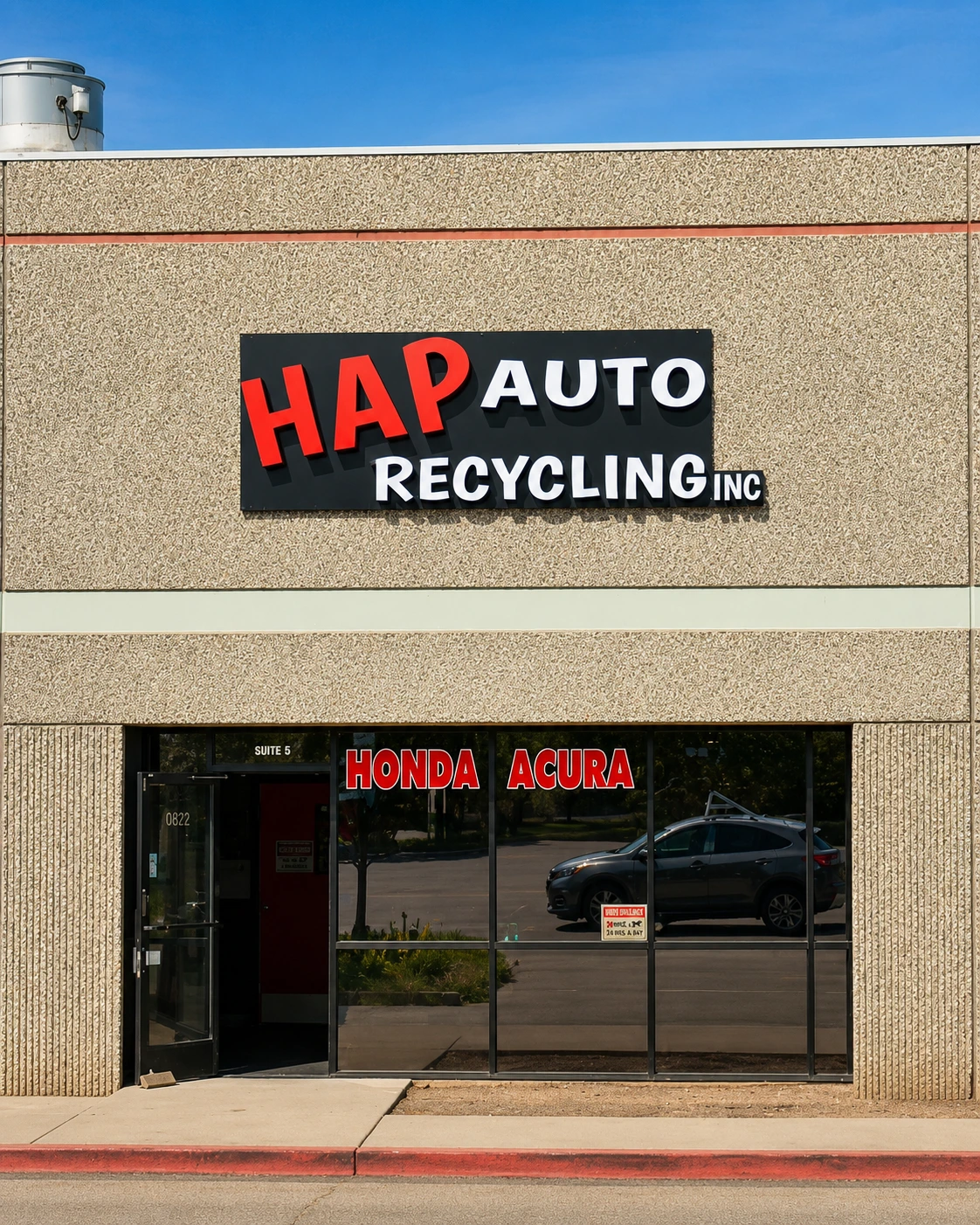 HAP Auto Recycling storefront in Rancho Cordova
